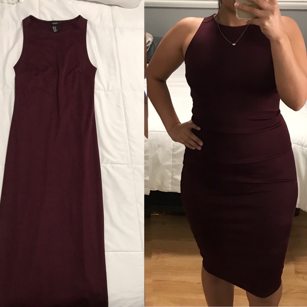 Maroon Dress